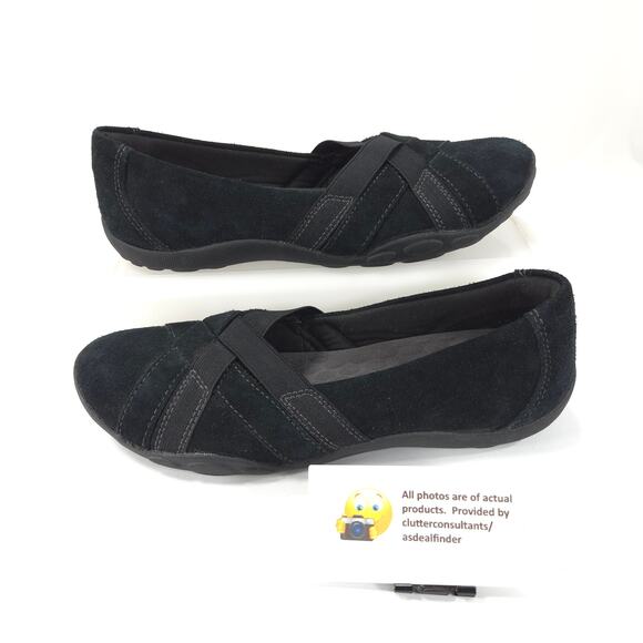 Collection by Clarks Casual Slip On Ballet Flat Womens Size 8 13291 Black - Picture 5 of 9